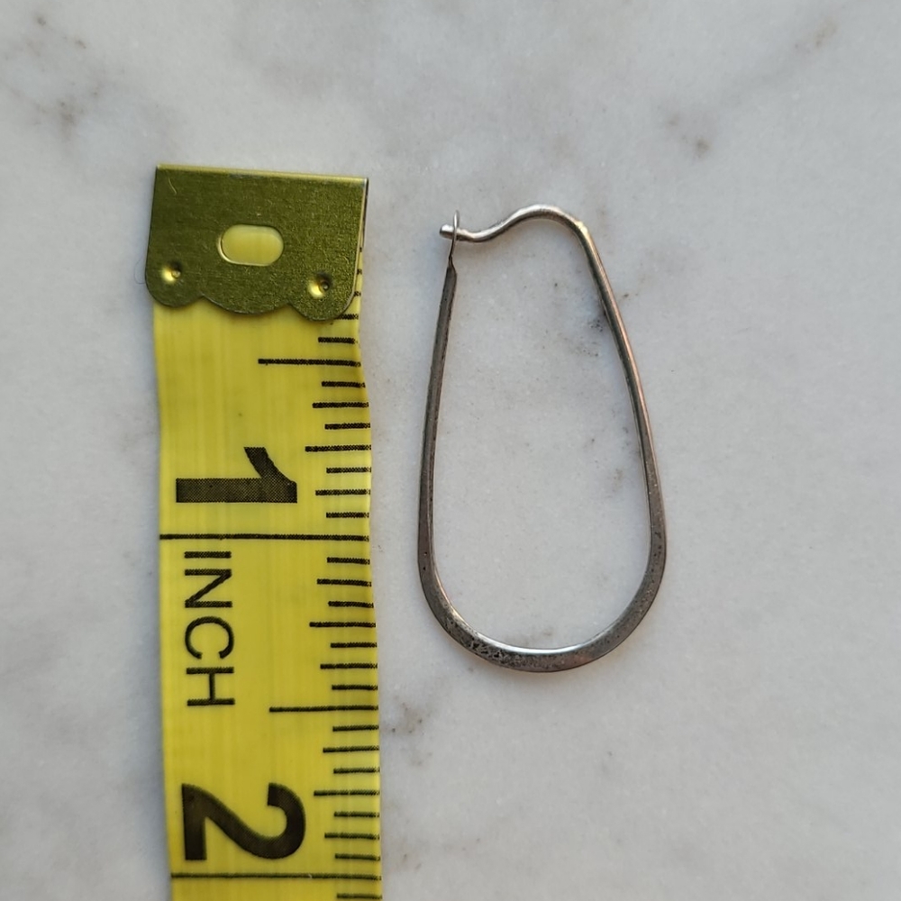 Delicate Silver Hoops - Picture 4 of 4